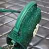 Valentino Vsling Krystal green hand bag