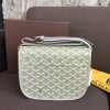 Goyard Belvedere PM White Leather Bag