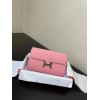 Hermes Constance Togo Epsom Pink Wallet