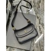 YSL Charlie black leather bag