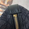 Loewe Cubi Small Anagram black leather bag
