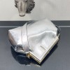 FENDI First Small Silver leather bag 32cm