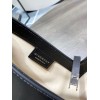 GIVENCHY Black Small Cut Out Chain Black Bag