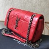 YSL JAMIE MEDIUM "CARRÉ RIVE GAUCHE " RED IN LAMBSKIN