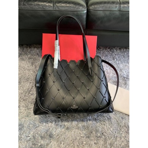 Valentino Garavani Beehive black tote bag