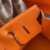 Hermes togo shoulder bag 42cm in orange