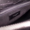 YSL LARGE SAC DE JOUR CARRY ALL BAG IN BLACK CROCODILE EMBOSSED LEATHER
