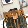 Fendi MON TRESOR brown leather bag
