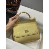 DOLCE & GABBANA Small Golden Dauphine Sicily Bag