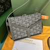 Goyard Minaudiere Coated Gray Canvas Bag
