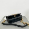 Balenciaga Black Leather Gossip 18cm Bag