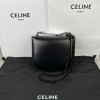 Celine Teen Chain Besace Triomphe Black Bag