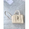 Givenchy Mini Antigona Lock White Leather Bag