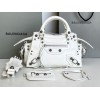 Balenciaga white cagole XS handle bag