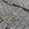 Goyard Ambassade PM document case grey leather bag