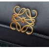 Loewe Goya leather shoulder bag in black