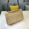 YSL MONOGRAM COLLEGE BEIGE GOLD HARDWARE 5113