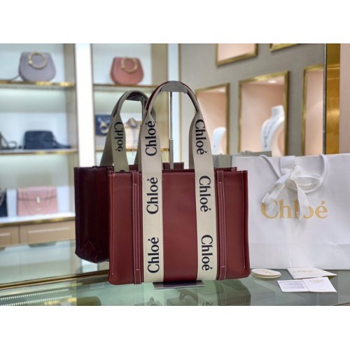 Chloe Small Woody tote bag with strap