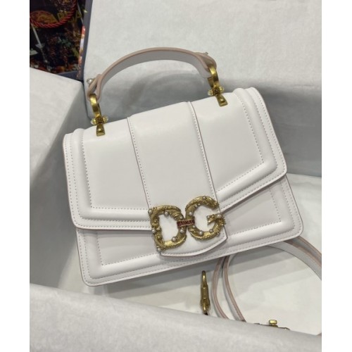 Dolce & Gabbana small white Devotion tote bag