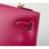 Hermes Kelly 32 Rouge H box calfskin leather bag