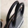 BALENCIAGA VILLE TOP HANDLE XXS BLACK BAG