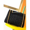 YSL Loulou Bag Y-Quilted suede large bag