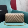 YSL becky beige lampskin leather chain bag