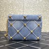 VALENTINO Garavani Stud denim leather bag