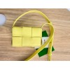 Bottega Veneta Mini Cassette Yellow Leather Bag