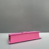 Jacquemus pink leather bag