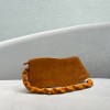 Jacquemus La Vague leather orange shoulder bag