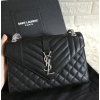 YSL ENVELOPE MEDIUM BAG SILVER HARDWARE