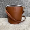 Celine 16 small smooth calfskin brown bucket bag