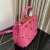 Valentino small Roman Stud Pink Nappa Leather Bag