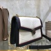 Bvlgari handbag serpenti diamond blast white bag