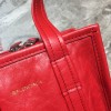 Balenciagan bazar shoper bag all red