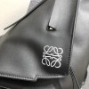 Loewe Anton grained calfskin backpack in black