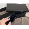 Bottega Veneta woven black leather wallet