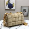 Bottega Veneta The Chain Cassette Brown Velvet Bag