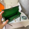 Hermes Kelly Mini Green Leather