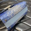 Valentino Vsling Krystal blue hand bag
