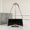 Balenciaga Hourglass Stretch Sling Black Bag