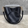 Celine 16 small smooth black calfskin bucket bag