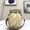 Fendi MON TRESOR yellow leather bag