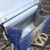 Valentino Vsling Krystal blue hand bag