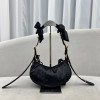 Balenciaga Le Cagole Black Velvet Bag