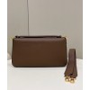 FENDI Baguette large brown leather bag