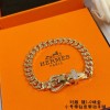 Hermes bracelet gold/ silver