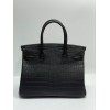 Hermes Crocodile Birkin Black Leather 30cm