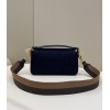 Fendi Baguette Dark blue FF canvas bag